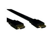 Tripp Lite High Speed HDMI Flat Cable Ultra HD 4K x 2K Digital Video with Audio M M Black 16 ft. P568 016 FL