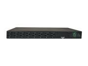 Tripp Lite Metered PDU with ATS 15A 8 Outlets 5 15R 120V 2 5 15P 100 127 V Input 2 12 ft. Cords 1U Rack Mount Power TAA PDUMH15AT