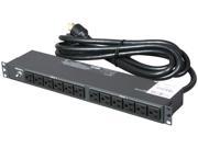 Tripp Lite Basic PDU 30A 24 Outlets 5 15R 120 V L5 30P Input 15 ft. Cord 1U Rack Mount Power PDU2430