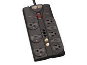 Tripp Lite TLP808TELTV 6 9 Feet 8 Outlets 2001 3000 joule RJ11 and coaxial protection Protect It! Surge Suppressor