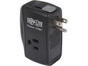 TRIPP LITE TRAVELER100BT 6 ft phone cable 2 Outlets 1050 joule Direct Plug in Surge Suppressor