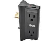 TRIPP LITE TLP4BK Wall Mount 4 Outlets 720 Joules Protect It! Surge Suppressor
