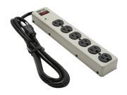 TRIPP LITE PM6NS 6 ft. 6 Outlets 900 joules Commercial Grade Surge Suppressor with illuminated On Off Switch