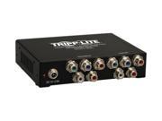 Tripp Lite Component Video with Stereo Audio over Cat5 Extender Splitter 4 Port B136 004