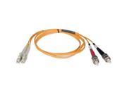 Tripp Lite N518 02M 6.56 ft. LC Male to ST Male Duplex MMF 50 125 Fiber Cable