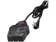 Fellowes 99091 6 Feet 8 Outlets 1460 joules Mighty Surge Protector with Phone Protection