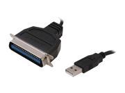 SABRENT Model SBT UPPC 5 ft. USB to Parallel Printer IEEE 1284 Cable