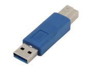 SYBA SY ADA20086 USB 3.0 Type A Male to Type B Male Adapter Blue Color