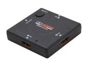 SYBA SY SWI31028 3 x 1 Compact High Performance HDMI Switch Supports 1080p Display and Dolby Audio