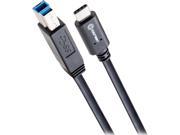 SYBA SY CAB20193 3.33 ft. USB Type C to USB 3.1 Standard B Cable