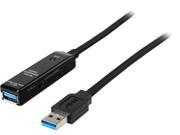 SIIG JU CB0611 S1 32.8 ft. 10m USB 3.0 Active Repeater Cable w Power adapter