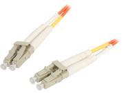 SIIG CB FE0B11 S1 6.56 ft. 2m Multimode 50 125 Duplex Fiber Patch Cable LC LC