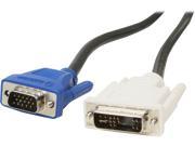 C2G 26955 Black 9.84 ft. DVI A Male to HD15 VGA Male M M DVI A Male to HD15 VGA Male Analog Video Cable