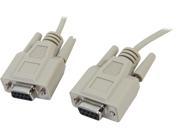 Cables To Go Model 03045 10 ft. DB9 F F Null Modem Cable Beige