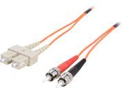 Cables To Go 09129 6.56 ft. SC ST Duplex 62.5 125 Multimode Fiber Patch Cable