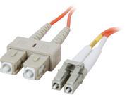 Cables To Go 33154 3.28 ft. LC SC Duplex 62.5 125 Multimode Fiber Patch Cable