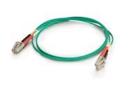 Cables To Go 37372 10 ft. LC LC Duplex 50 125 Multimode Fiber Patch Cable