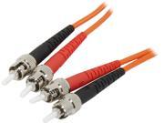 Cables To Go 05575 6.6 ft ST ST Duplex 62.5 125 Multimode Fiber Patch Cable