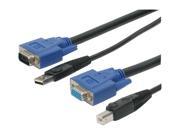 StarTech 15 ft. USB VGA 2 in 1 KVM Switch Cable