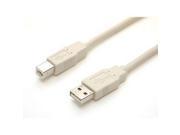 StarTech 5 10 ft. Beige A to B USB 2.0 Cable M M