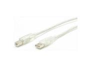 StarTech USBFAB10T 10 ft Transparent USB 2.0 Cable A to B