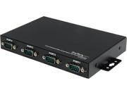 StarTech ICUSB2324X 4 Port Professional USB to Serial Adapter Hub with COM Retention