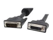 StarTech DVIIDMF6 Black 6 ft. M F Dual Link Digital Analog DVI I Extension Cable