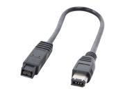 StarTech 139496MM1 1 ft. IEEE 1394 Firewire Cable 9pin 6pin Male Male