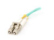 StarTech A50FBLCLC5 16.4 ft. Fiber Optic Cable 10 Gb Aqua Multimode Duplex 50 125 LSZH LC LC