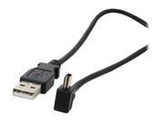 StarTech USB2HABM3RA 3 ft. Mini USB Cable A to Right Angle Mini B