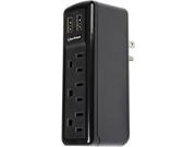 CyberPower 3 Outlets 2 USB Charging Ports Travel Surge Protector TRVL918
