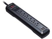 CyberPower CSP604U 4 6 Outlets 1200 Joules Surge Protector with 2 USB charging Ports 2.1A