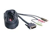 IOGEAR 10 ft. Single Link DVI I USB KVM Cable