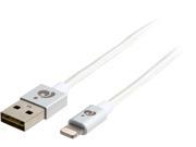 IOGEAR GAUL01 SIL Silver Charge Sync Flip™ Pro Reversible USB to Lightning Cable