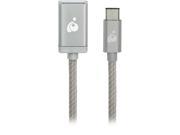 IOGEAR G2LU3CAF10 SIL Charge Sync USB C to USB Type A Adapter