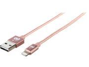 IOGEAR GAUL01 RG Rose Gold Reversible USB to Lightning Cable