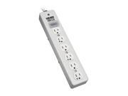 TRIPP LITE SPS606HGRA 6 Feet 6 Outlets 1050 Joules Surge Protector with Right Angle Hospital Grade Plug and Receptacles