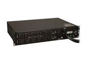 Tripp Lite Metered PDU with ATS 2.9 kW Single Phase 120V Outlets 24 x 5 15 20R 1 x L5 30R 2 x L5 30P 2 x 10 Feet Cords 2U Rack Mount TAA PDUMH30AT