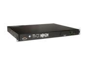Tripp Lite Metered PDU with ATS 3.2 3.8 kW Single Phase 200 240V 8 x C13 2 x C19 2 x C20 12 Feet Cord 1U Rack Mount TAA PDUMH20HVAT