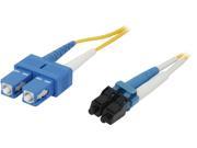 C2G 37471 49.21 ft. LC SC Duplex 9 125 Single Mode Fiber Patch Cable