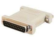 C2G 02469 DB25 Male to DB25 Female Null Modem Adapter