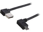 C2G 28116 16.4 ft USB 2.0 A Right Angle Male to Micro USB B Right Angle Male Cable