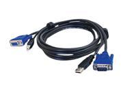 C2G 10 ft USB 2.0 SXGA KVM Cable