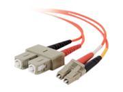 C2G 33158 6.84 ft. LC SC Duplex 62.5 125 Multimode Fiber Patch Cable