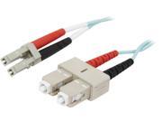 C2G 33051 10 Gb LC SC Duplex 50 125 Multimode Fiber Patch Cable