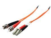 C2G 33168 32.81 ft. LC ST Duplex 62.5 125 Multimode Fiber Patch Cable