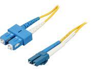 C2G 37472 51 100 ft. LC SC Duplex 9 125 Single Mode Fiber Patch Cable