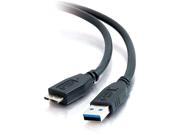 C2G Cables To Go 54178 3M 9.8ft USB 3.0 A Male to Micro B Male Cable