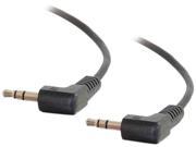 C2G 40582 1.5 ft. 3.5mm Right Angled M M Stereo Audio Cable