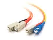 Cables to go C2G 25328 3m SC SC 62.5 125 Mode Conditioning Fiber Optic Patch Cable Orange